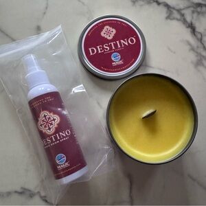 Magic Candle Company Destino Candle & Room Spray Bundle